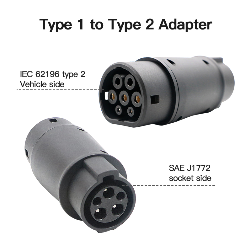 The difference between IEC 62196 and SAE J1772 of EV connector
